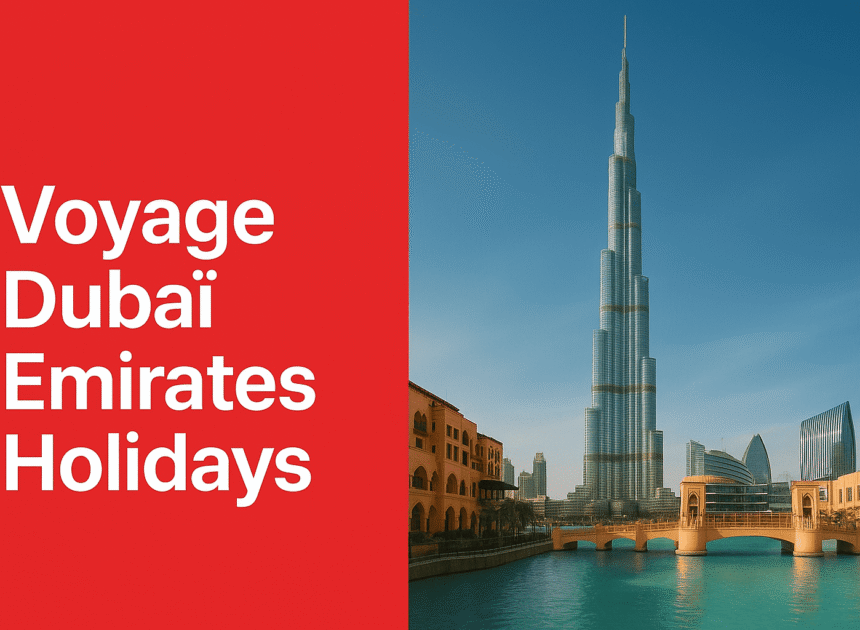 Voyage Dubaï Emirates Holidays : Séjours de rêve entre luxe et découverte